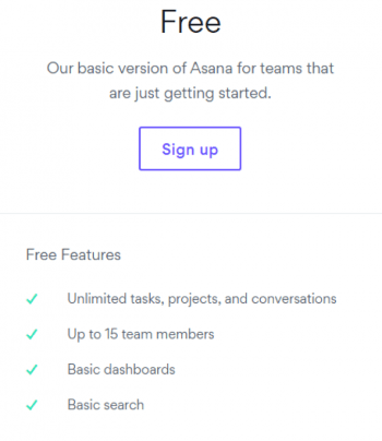 asana gratuit