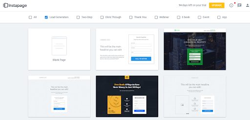 Instapage-templates