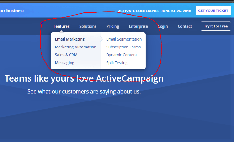 activecampaign features