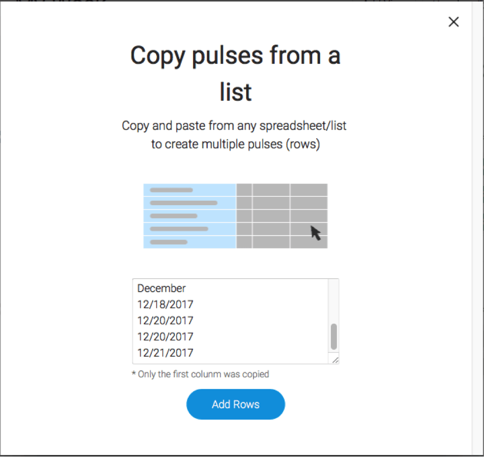 lista del lunes gestión de proyectos