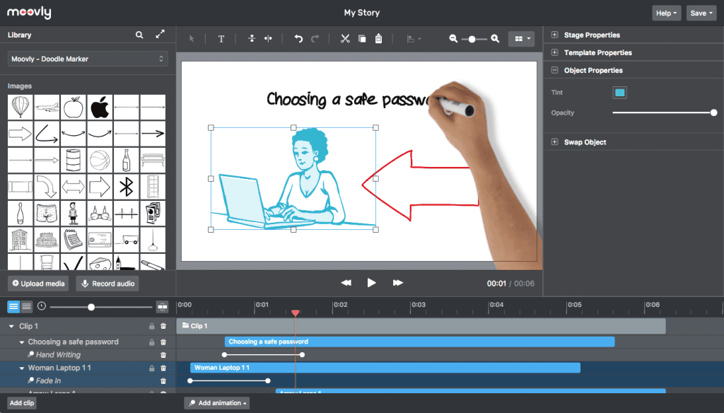 Moovly video-editor