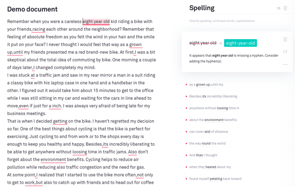 Grammarly Correct With Assistant