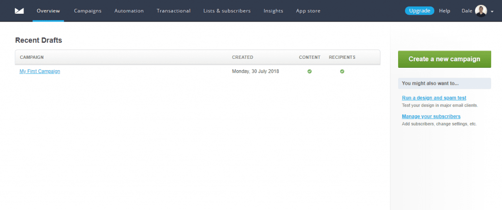 Kampagnen-Monitoring-Recent-Kampagnen