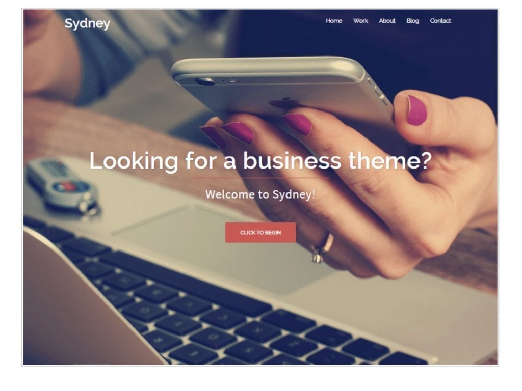 Thème WP "Sydney" pour les entreprises