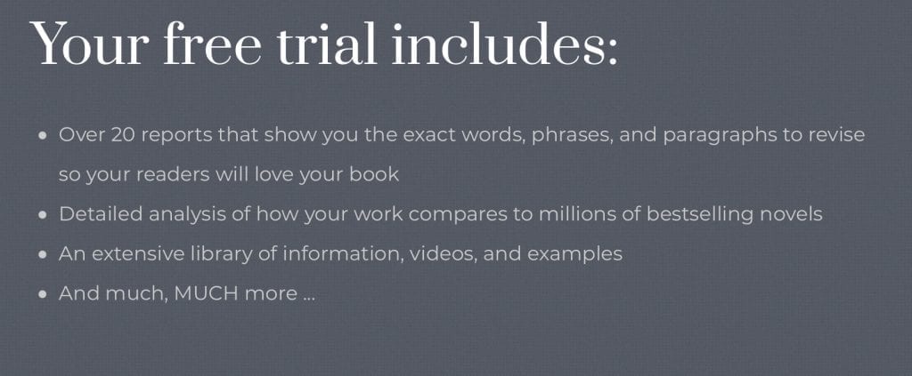 Autocrit Free Trial includes reports and much more