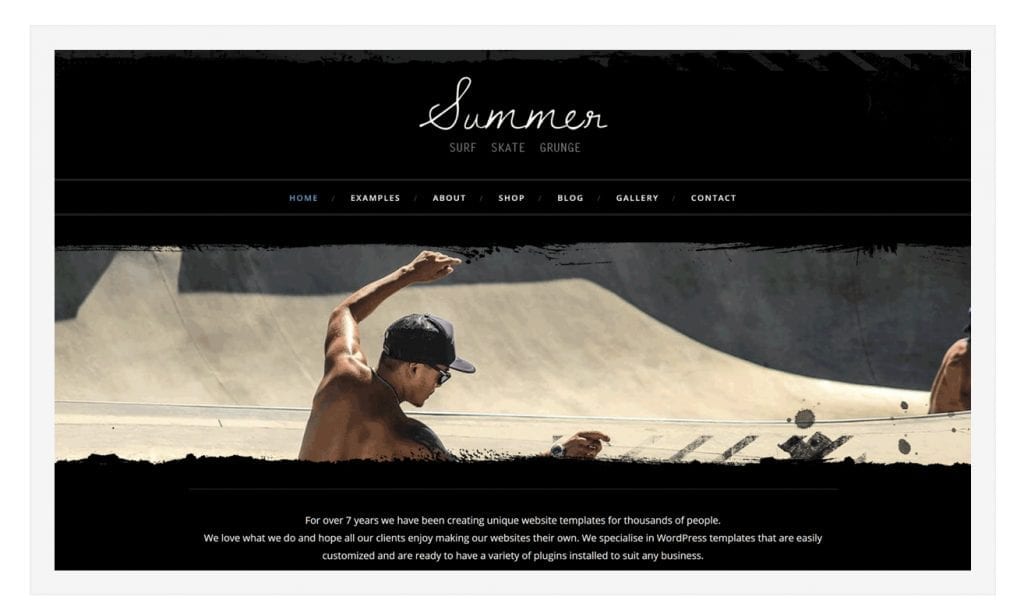 Summer-WP theme