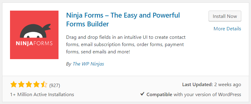 Ninja Forms Search