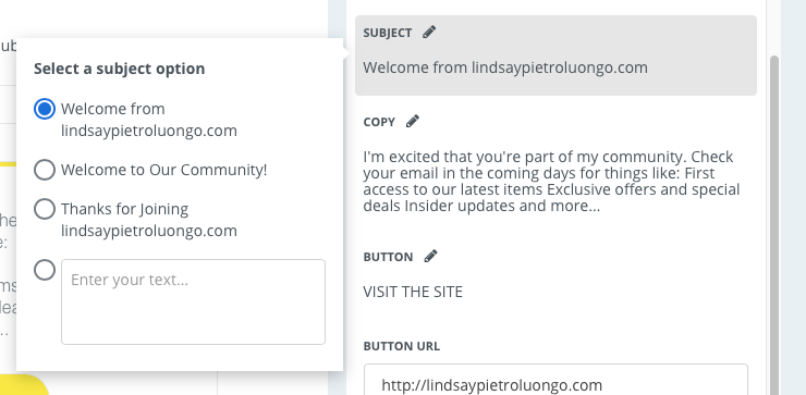 Opciones de diseño Sunmo