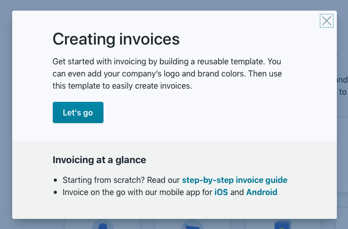 Wave Create Invoice Page