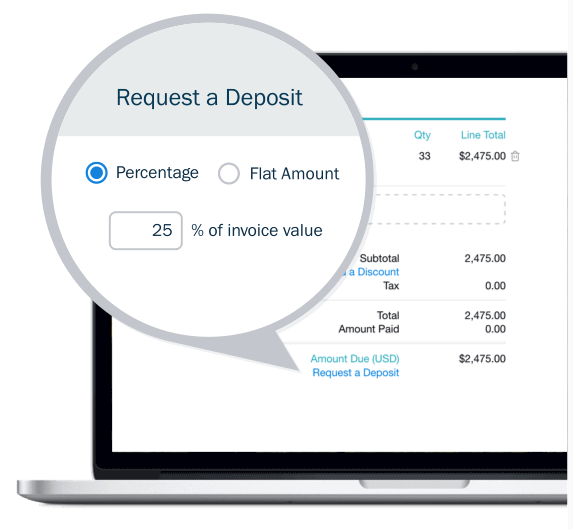 freshbooks deposit