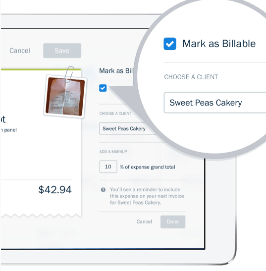 freshbooks billable expenses