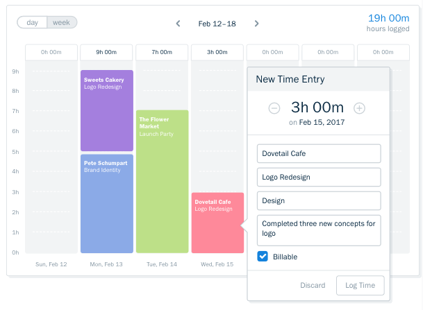 freshbooks timetracker dashboard