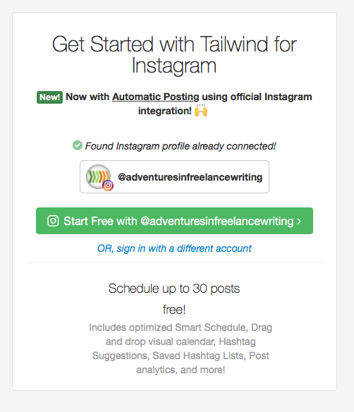 tailwind instagram