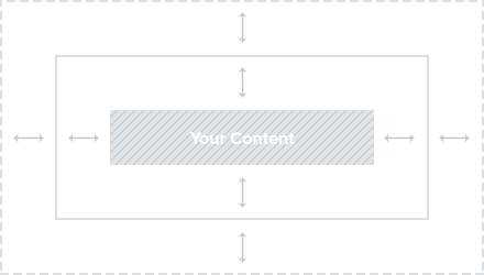 Elementor padding and margin settings