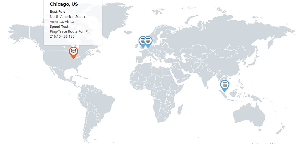 localisation des centres de données siteground