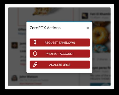 Actions ZeroFOX