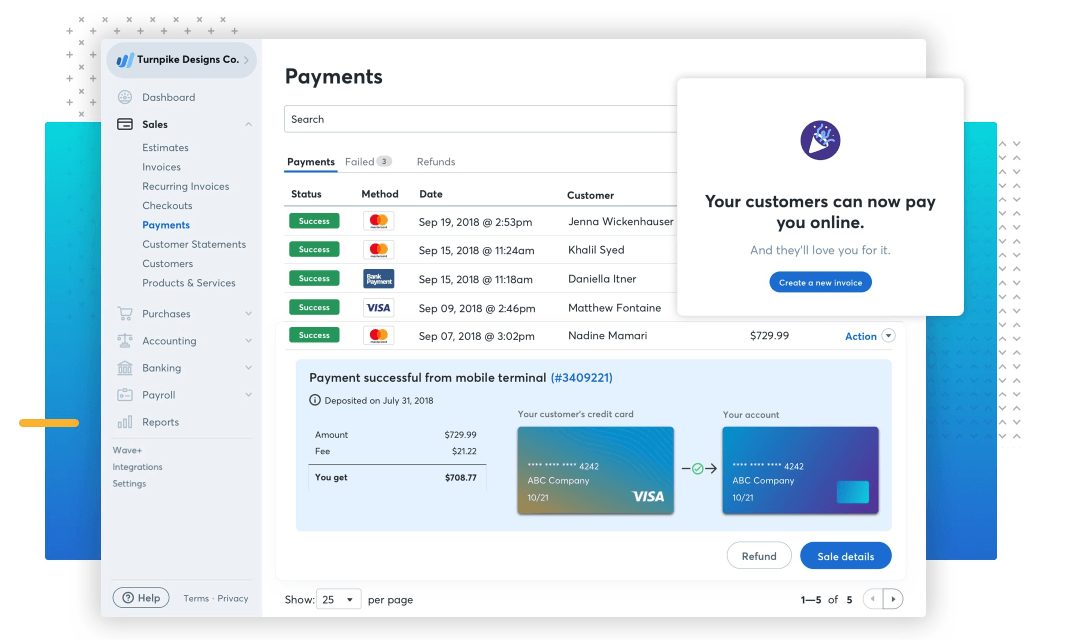 wave vs quickbooks self employed