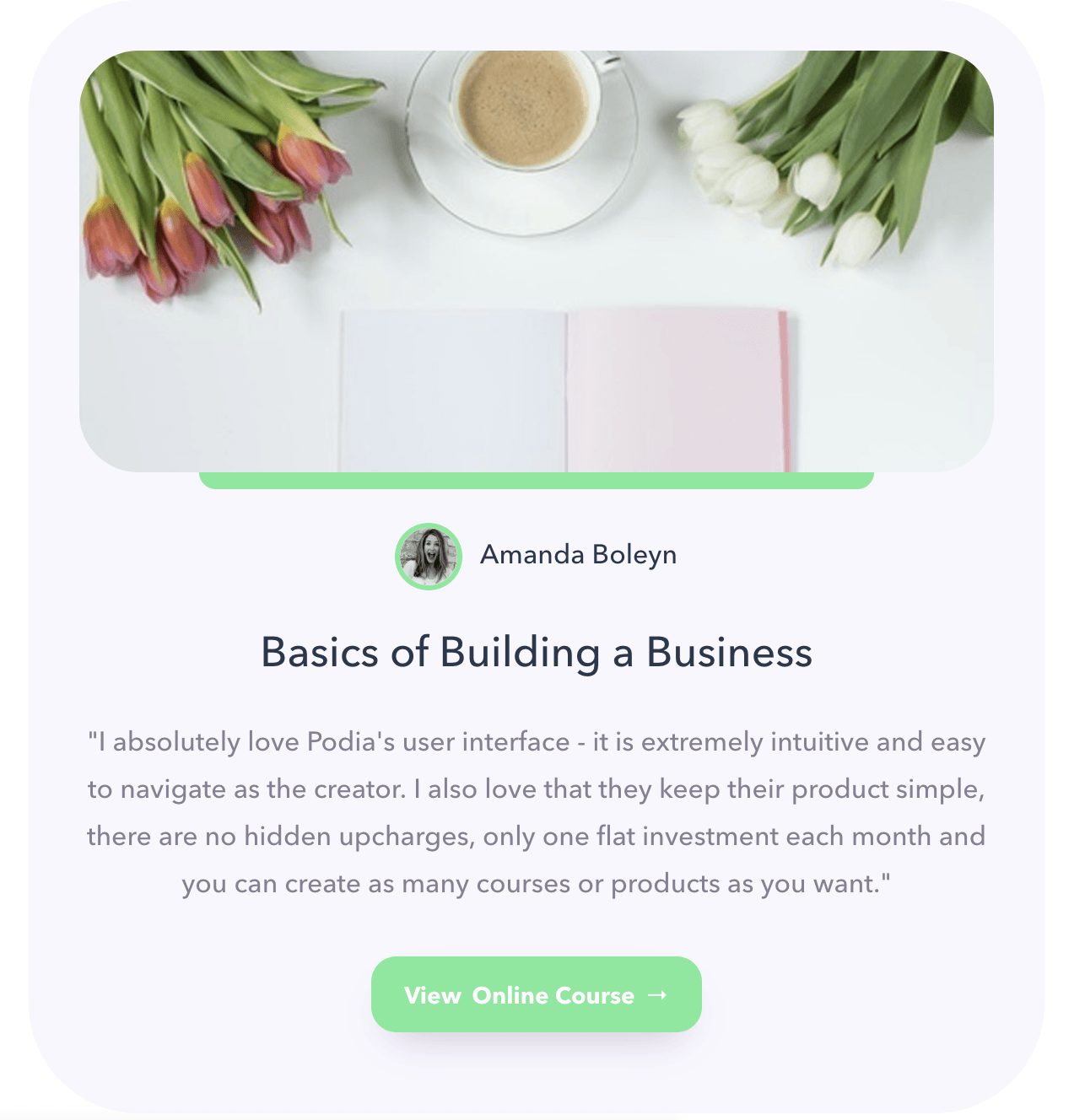 Podia Basics of Building a Business