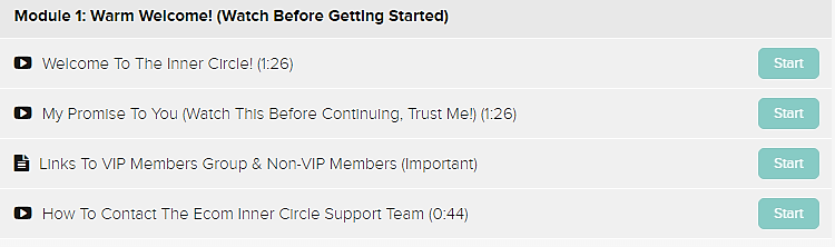 eCom Inner-Circle Modul 1