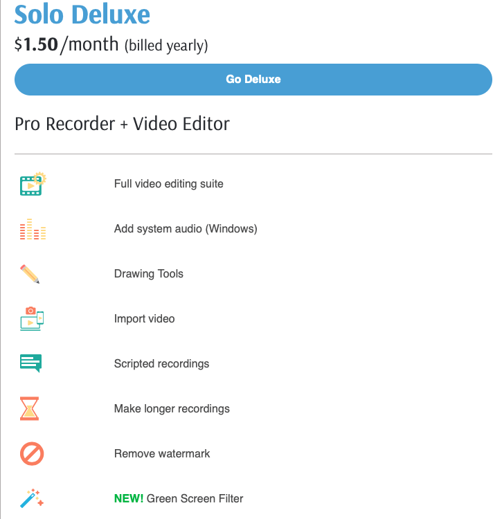 Precios de Movavi Screen Recorder Studio