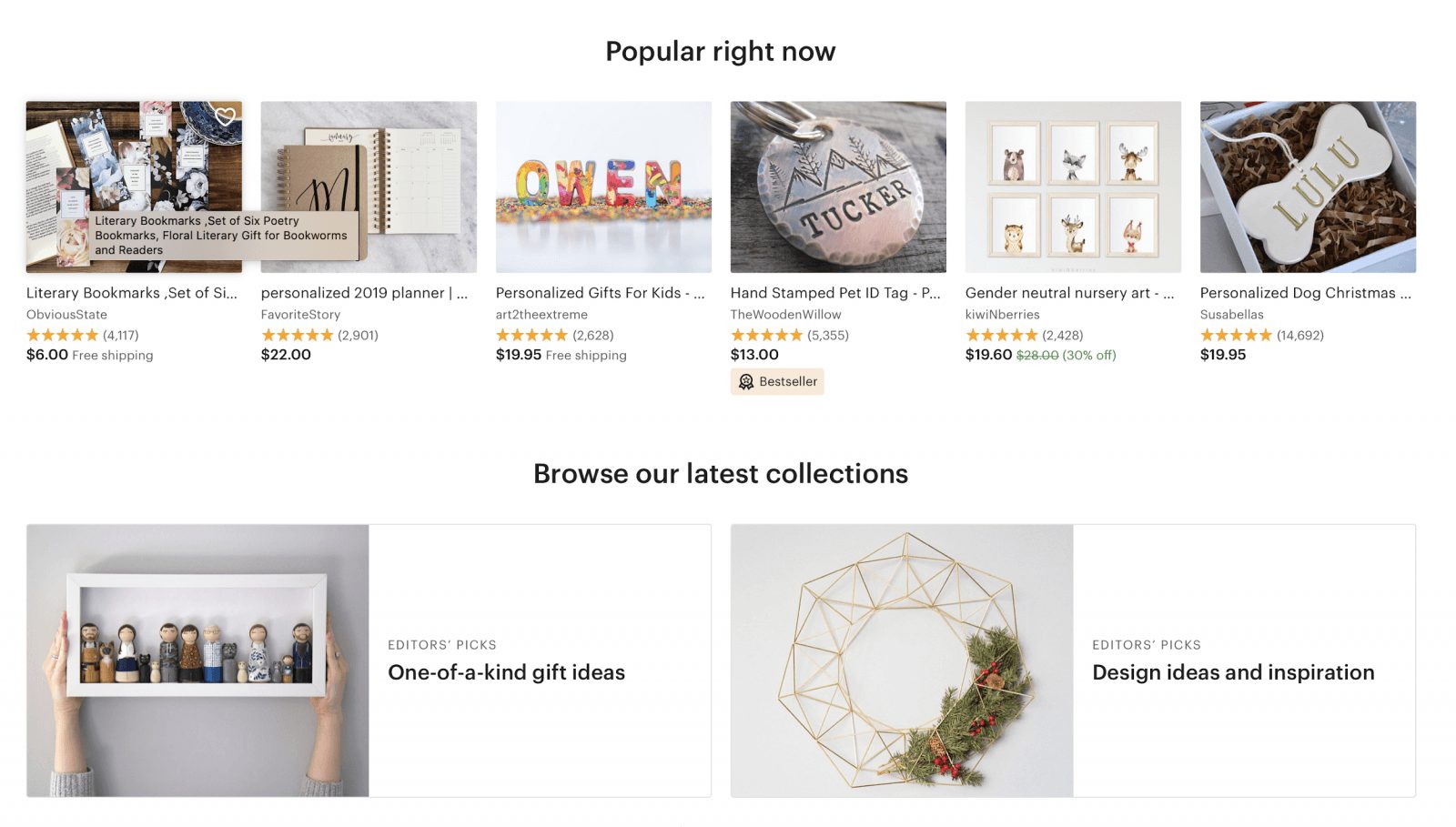 Etsy-Onlineshops