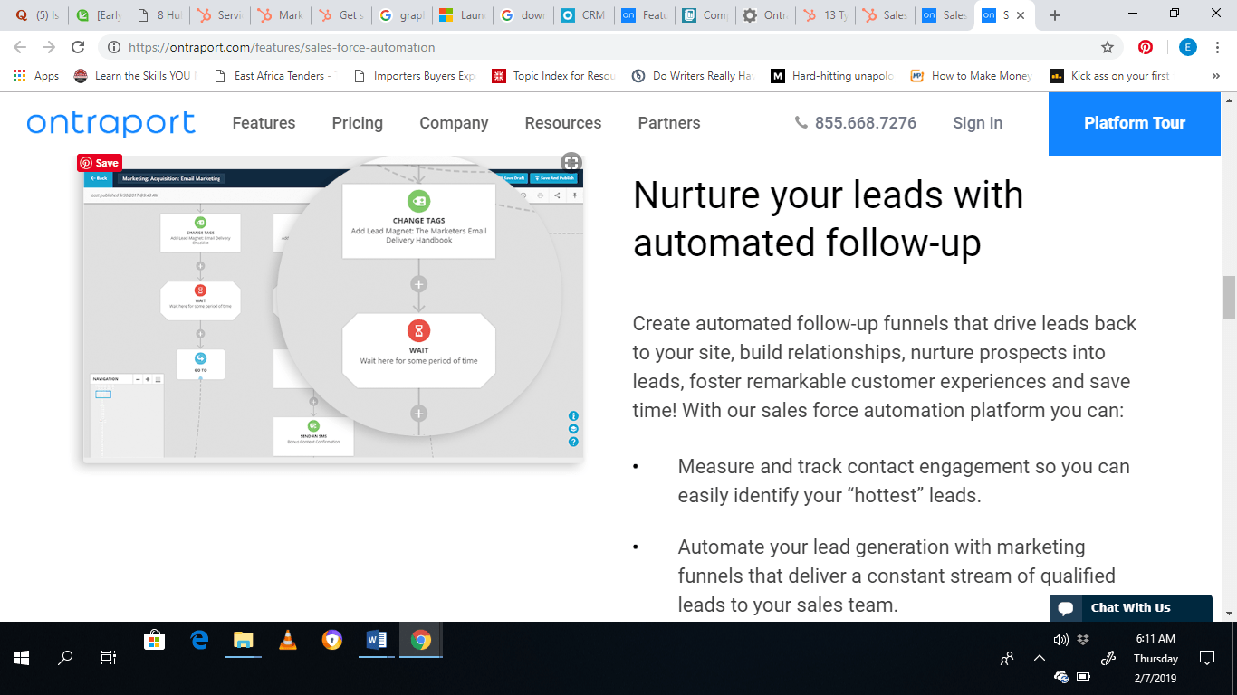 Ontraport Sales Automation