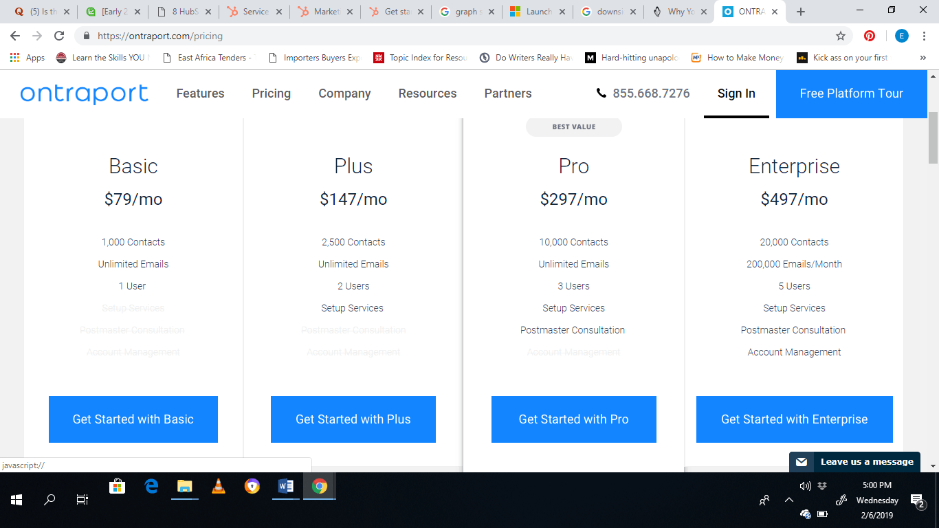 ontraport pricing