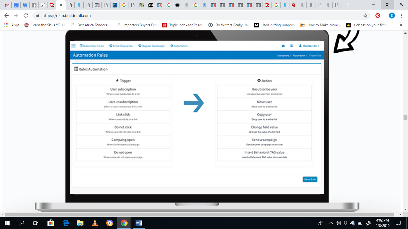 clickfunnels automatiseringsregels