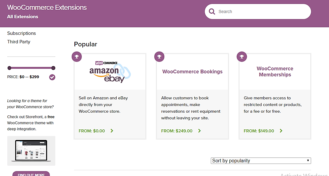 Extensions WooCommerce