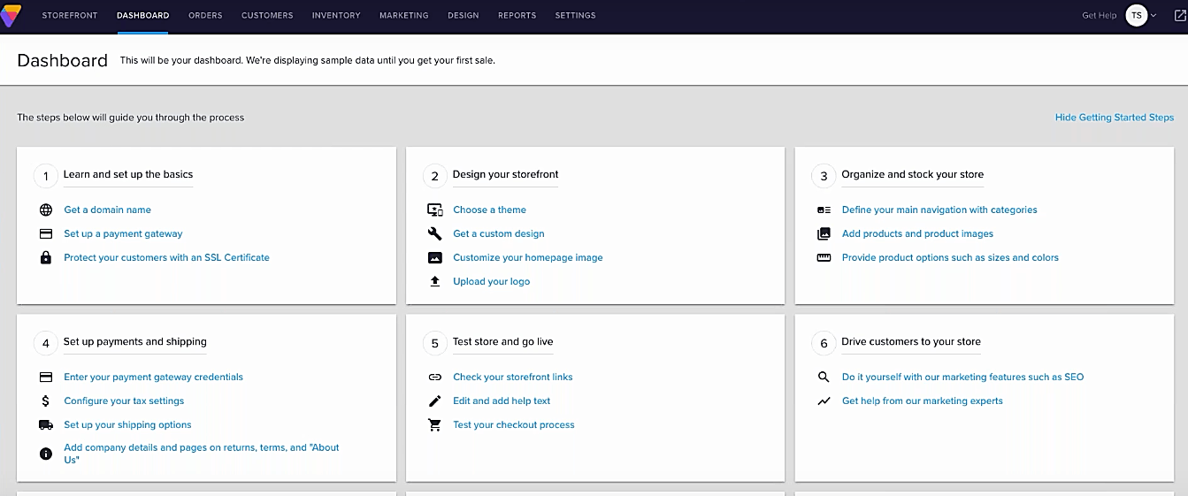 Volusion Dashboard