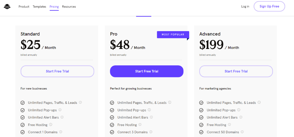 LeadPages pricing