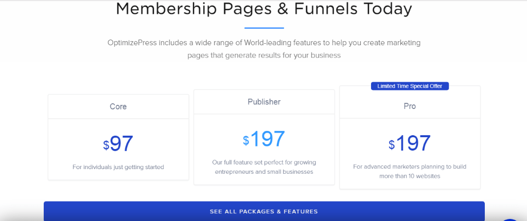 OptimizePress Membership Pages