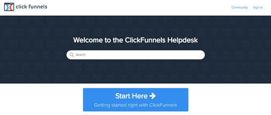 clickfunnels helpdesk ondersteuning