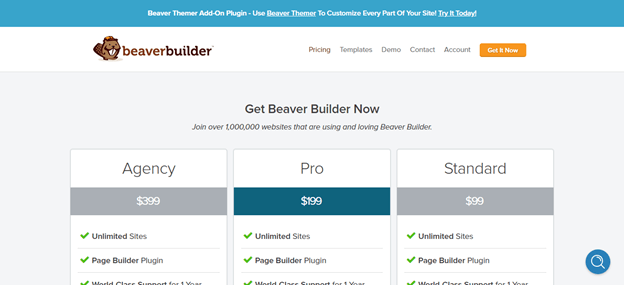 Beaver Builder pricing