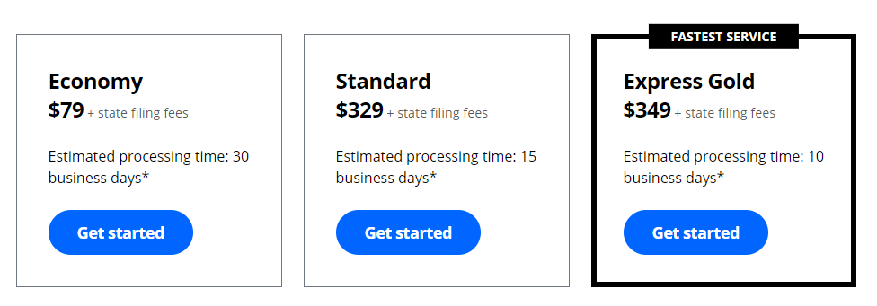 legalzoom prices