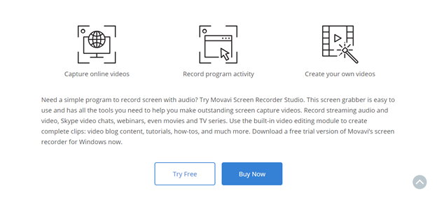  Movavi screen recorder studio