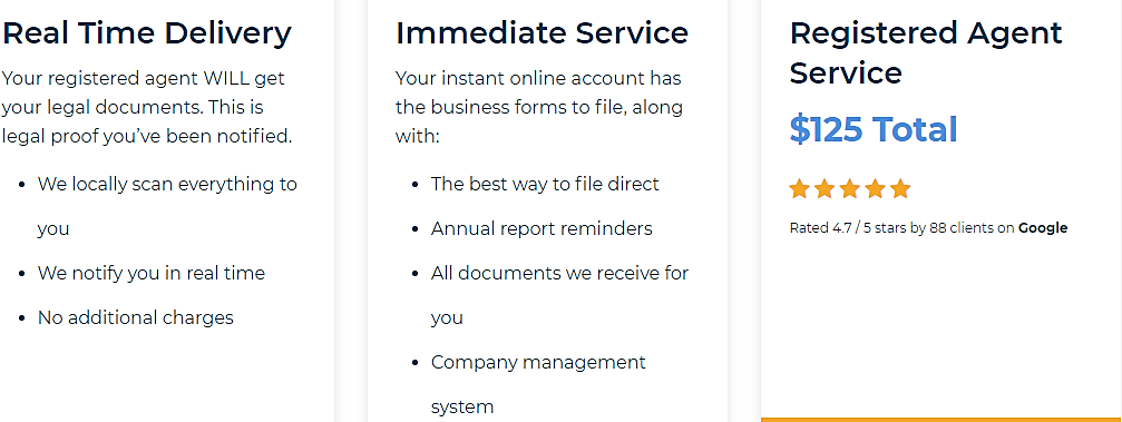 Northwest Registered Agent Pricing 