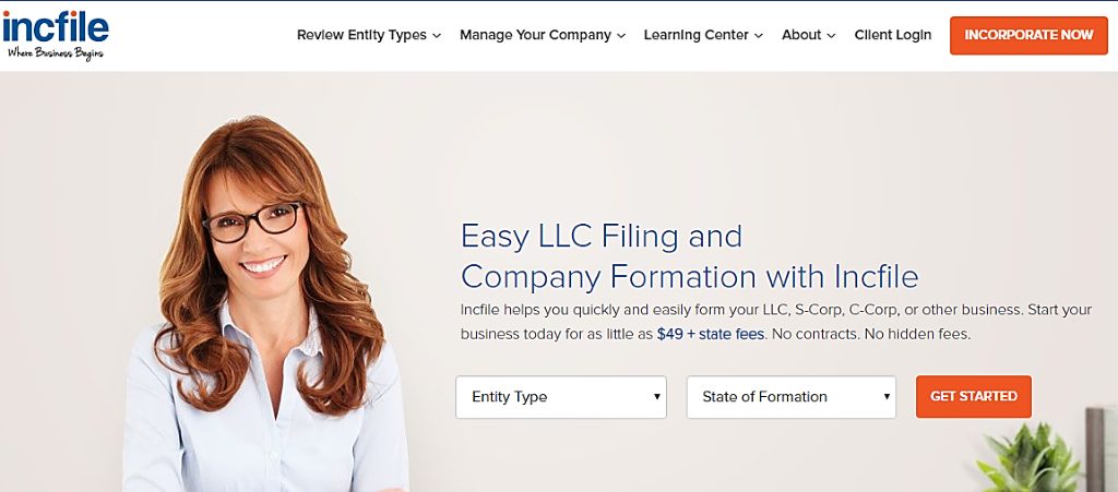 best registered agent service - Incfile