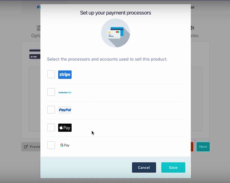 online payments in thrivecart