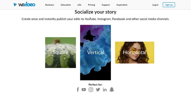 instantly publish video to social media channels