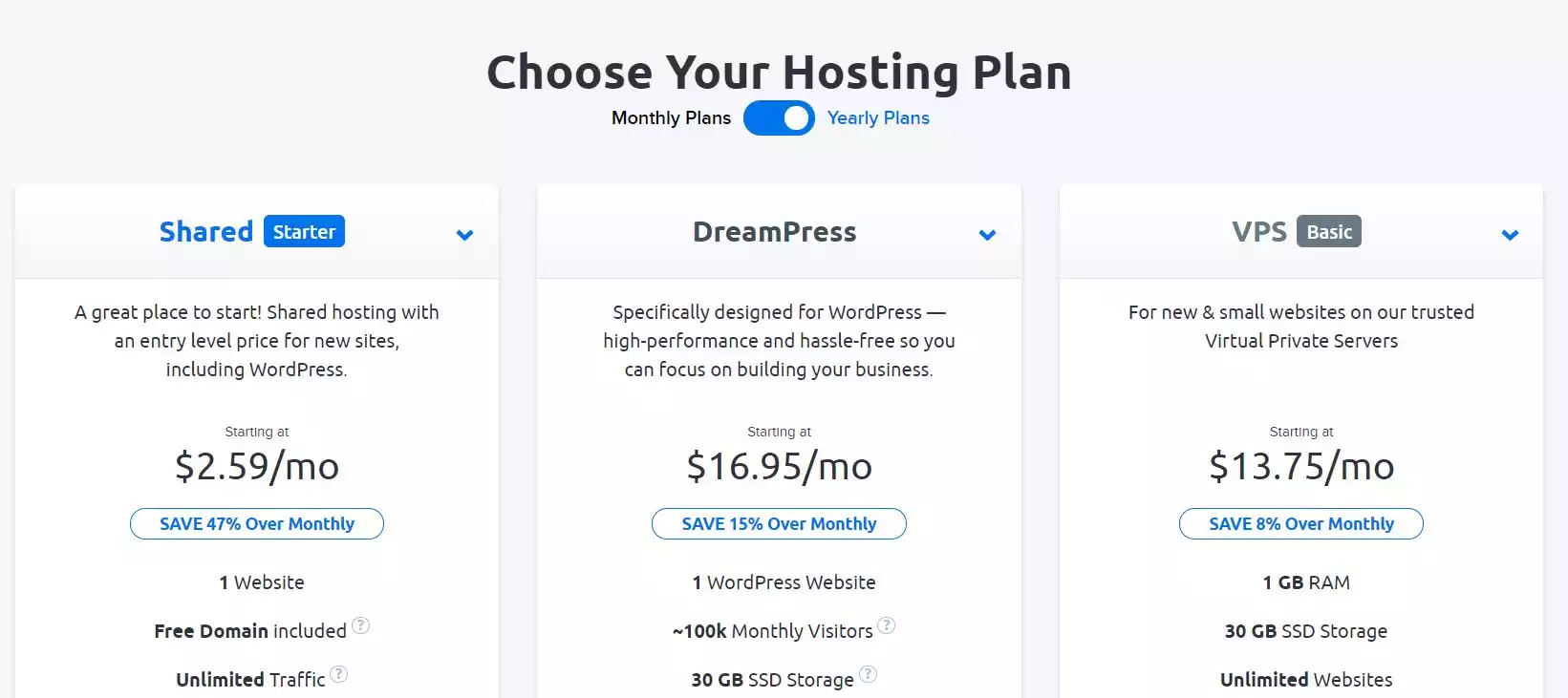 I Personally Prefer Dreamhost