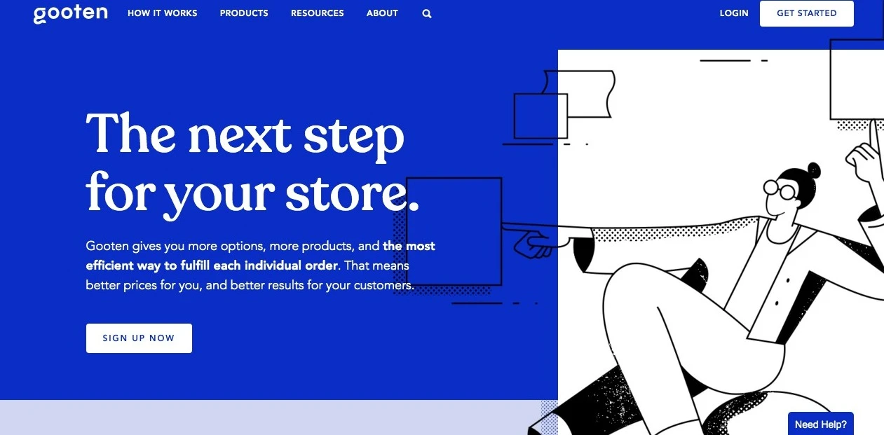 print on demand websites gooten