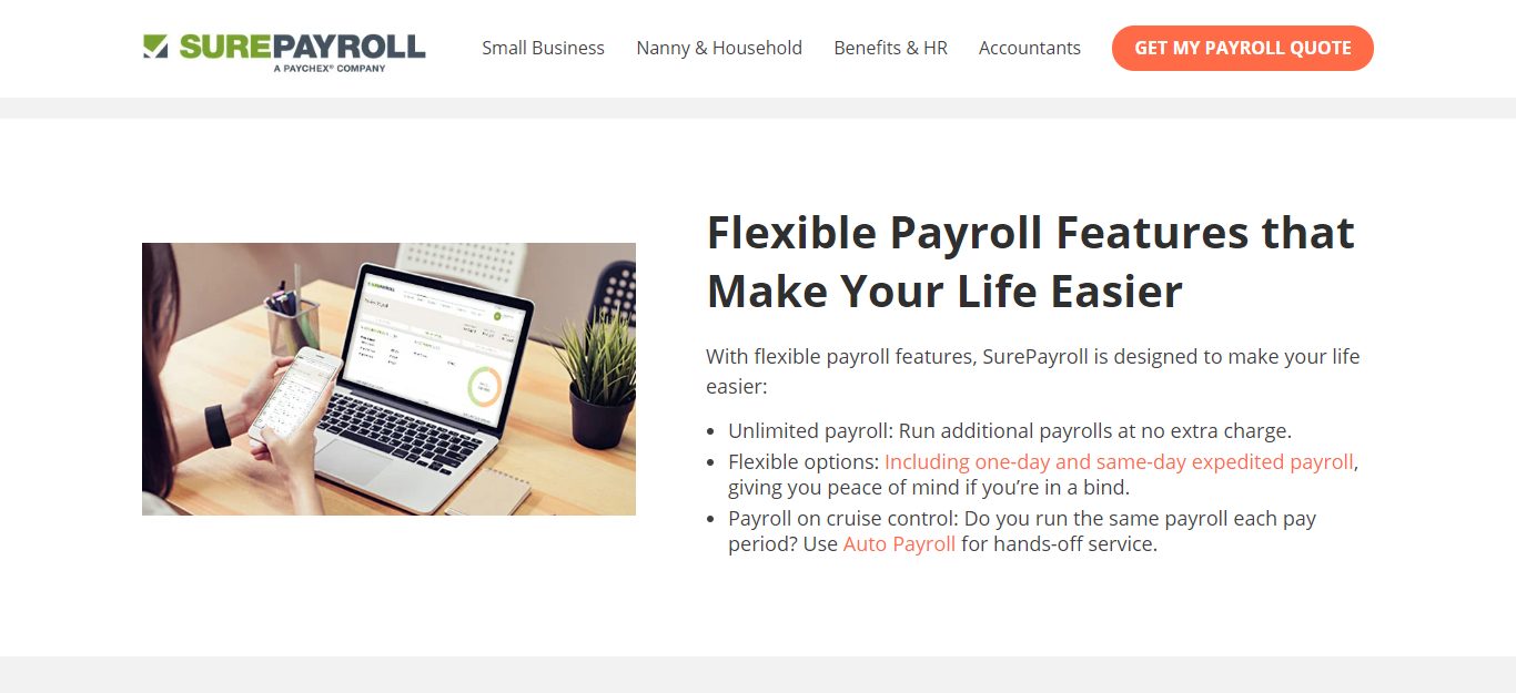 surepayroll Merkmale