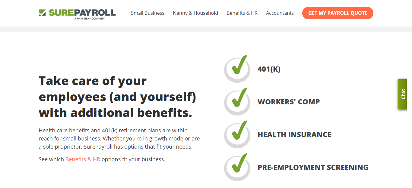 características de surepayroll