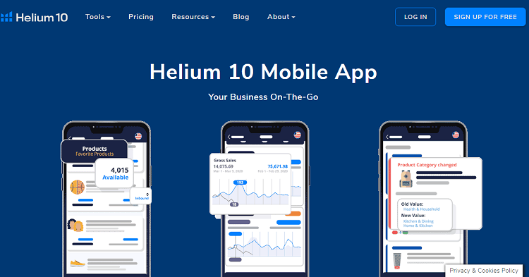 helium 10 app