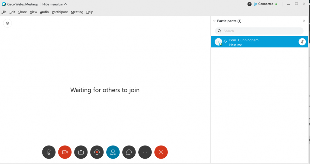 webex vs zoom screen