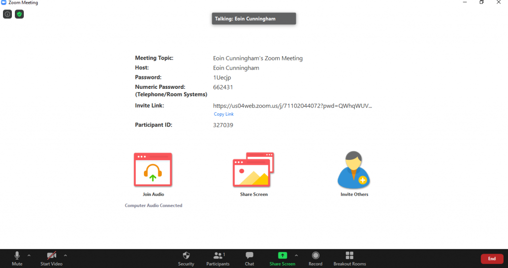 webex vs zoom captura de pantalla