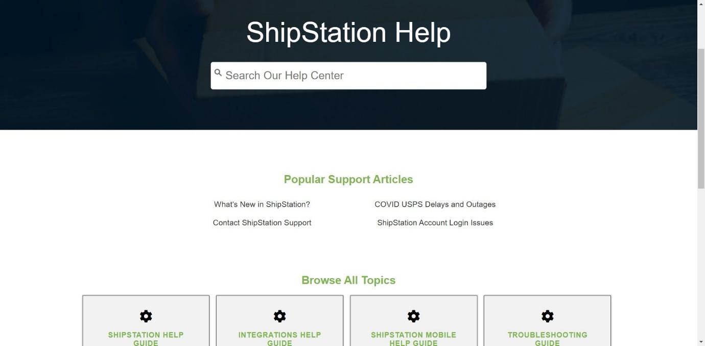 Shipstation Support