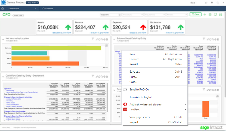 Informes Intacct