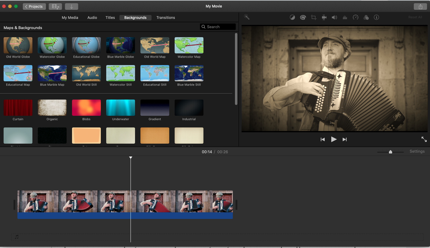 free movie effects for imovie